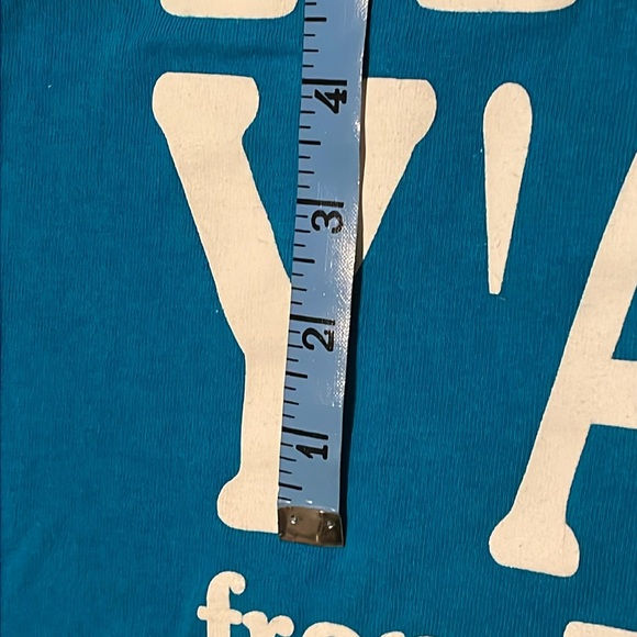 Hey Y’all - Bye Y’all from Tennessee t-shirt, blue with white letters size S NEW - Picture 5 of 8